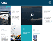 Tablet Screenshot of caspmarine.com